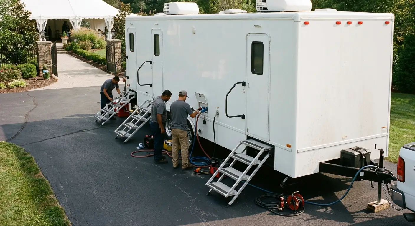 Luxury Restroom Trailer in Augusta, GA