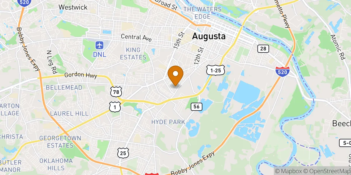  neighborhood map in Augusta, GA