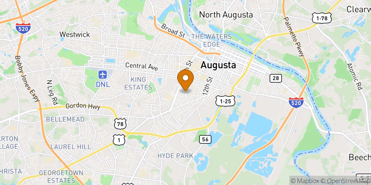  neighborhood map in Augusta, GA