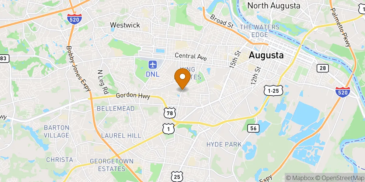  neighborhood map in Augusta, GA