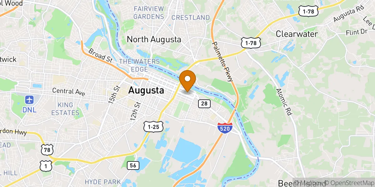  neighborhood map in Augusta, GA