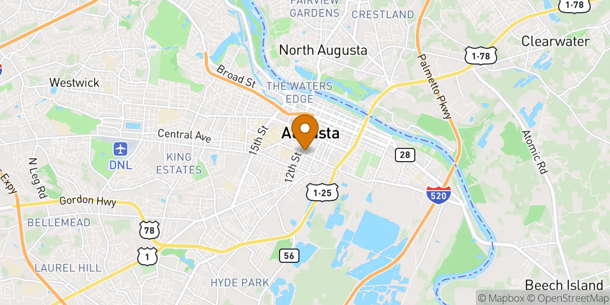 neighborhood map in Augusta, GA